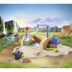 Isabella et Lioness aire de lavage Playmobil Horses of Waterfall 71354