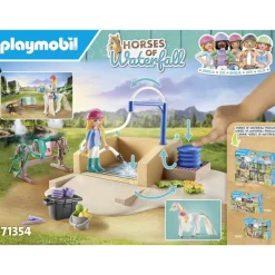 Isabella et Lioness aire de lavage Playmobil Horses of Waterfall 71354