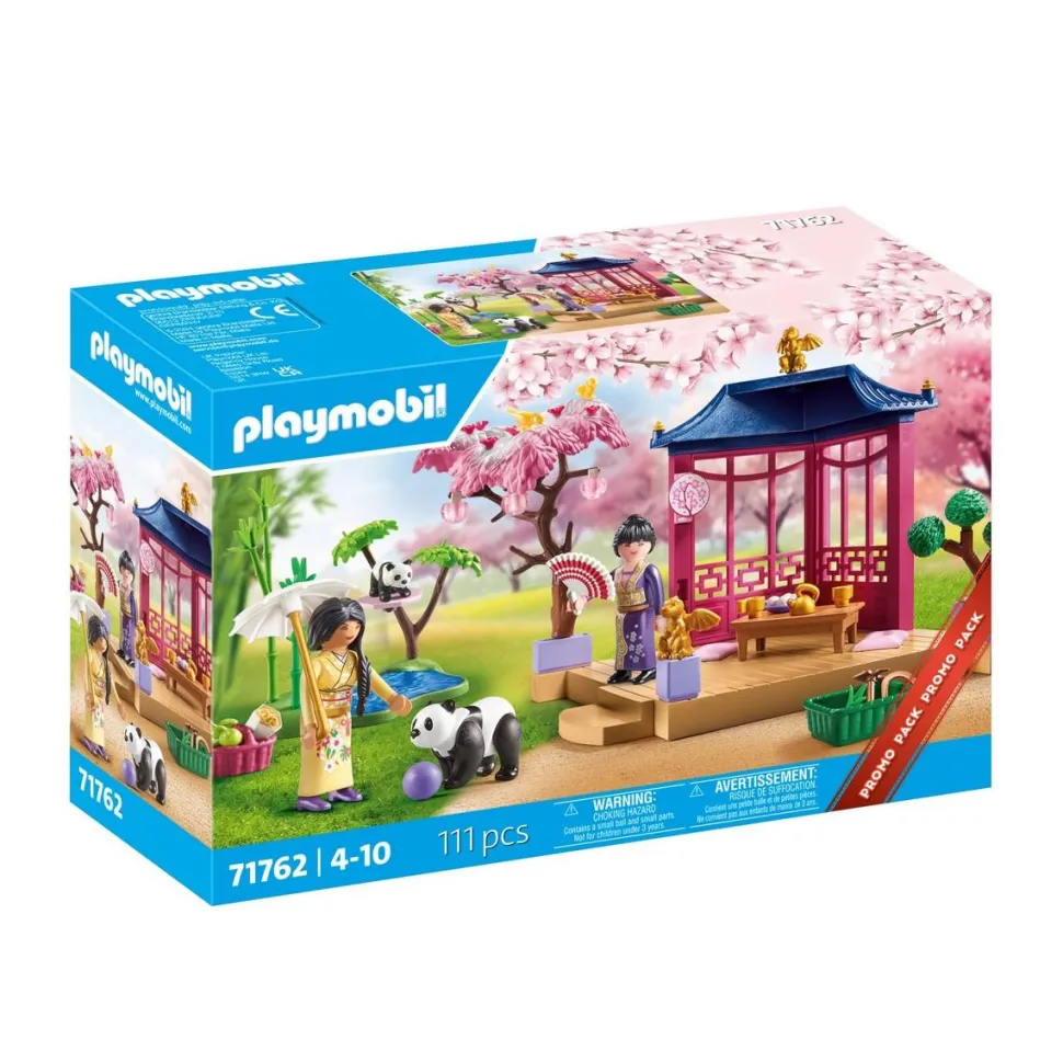 Jardin asiatique avec famille de pandas PLAYMOBIL MY LIFE 71762