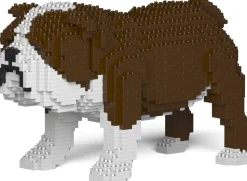 Jecka - Blocs De Construction, Chien Bulldog Anglais Marron