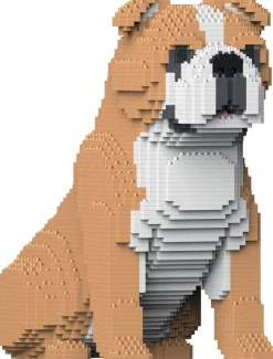 Jecka Blocs De Construction - Chien Bulldog Anglais 4 En 1 Beige Standard