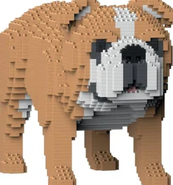 Jecka Blocs De Construction - Chien Bulldog Anglais 4 En 1 Beige Standard