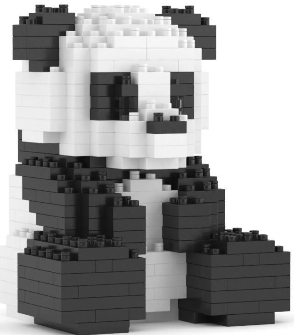 Jecka Blocs De Construction Mini Panda