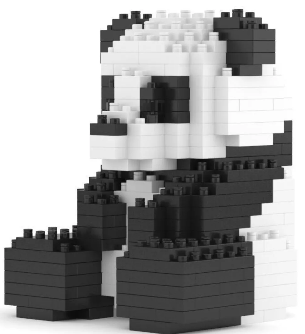 Jecka Blocs De Construction Mini Panda