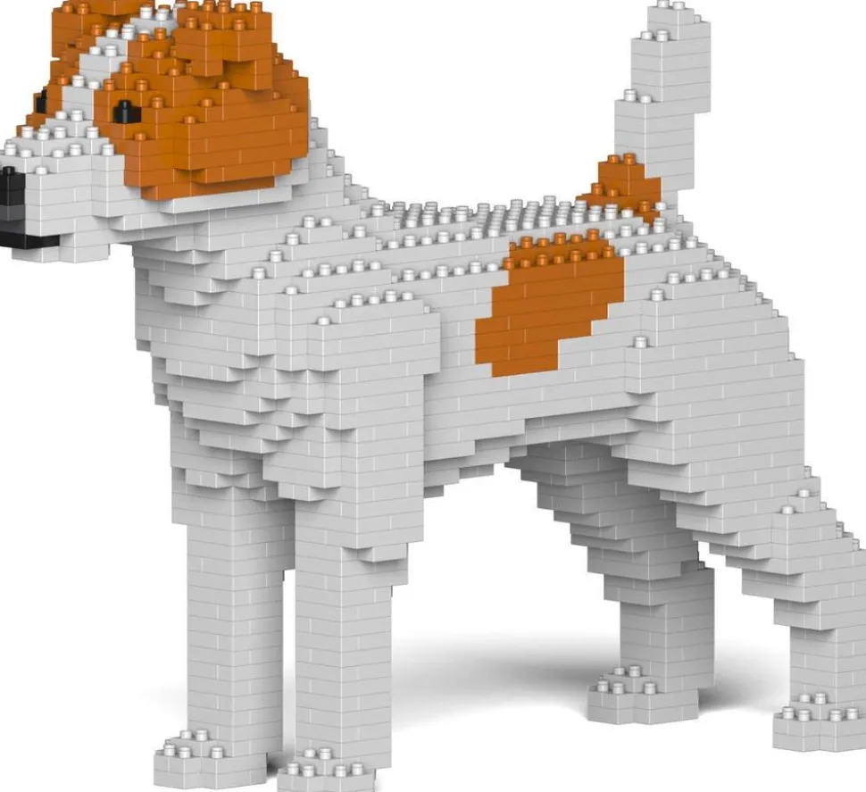 Jecka Blocs De Construction - Chien Jack Russell Terrier Taches