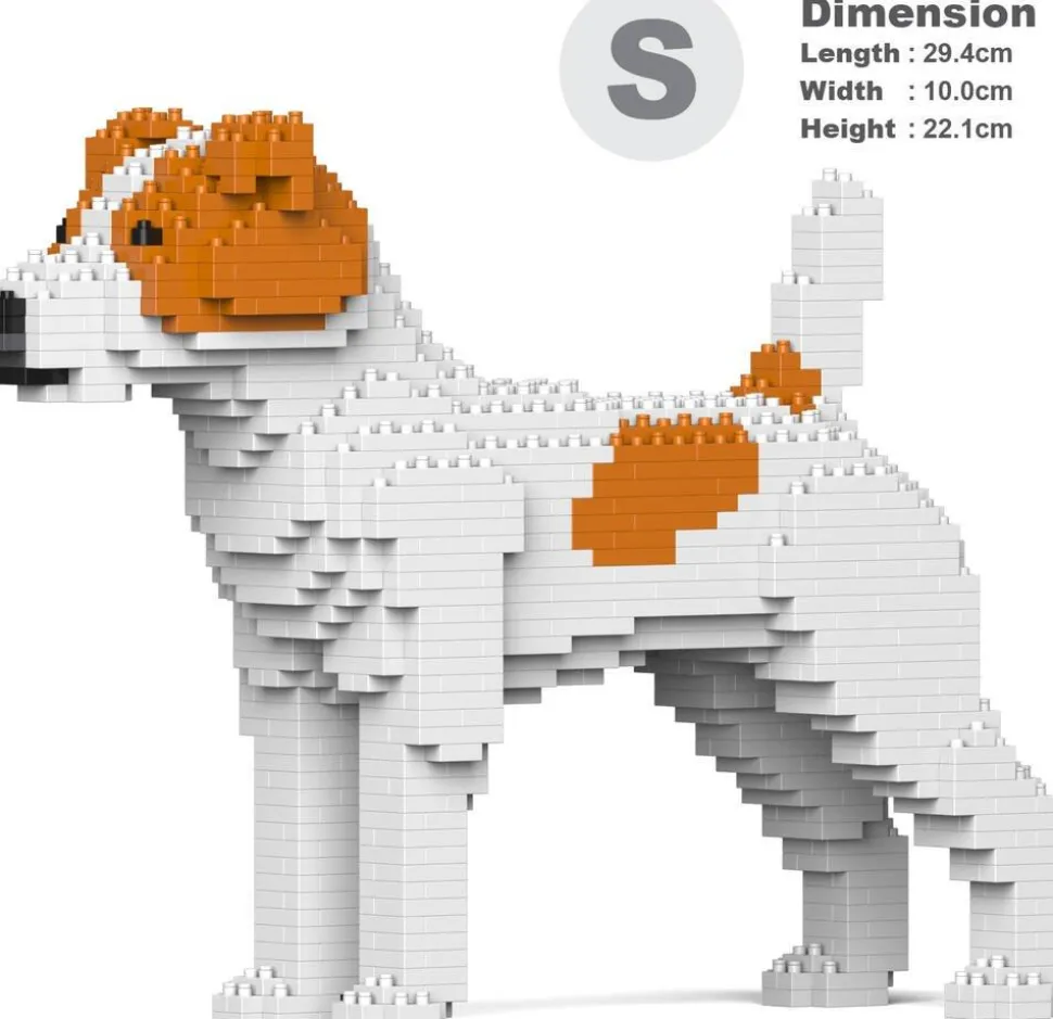 Jecka Blocs De Construction - Chien Jack Russell Terrier Taches