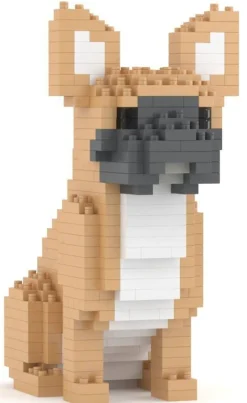 Jekca blocs de construction Mini Bouledogue Francais