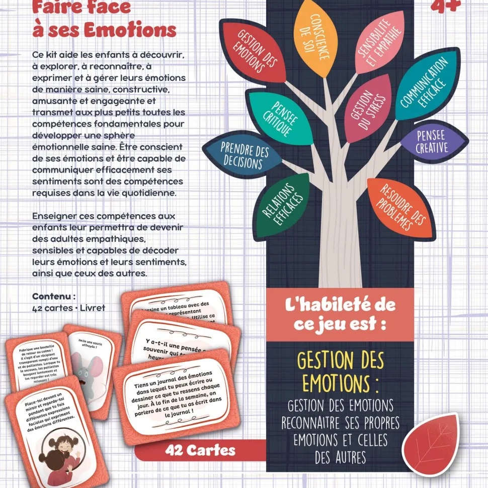 Jeu de cartes Faire face à ses émotions - Life Skills