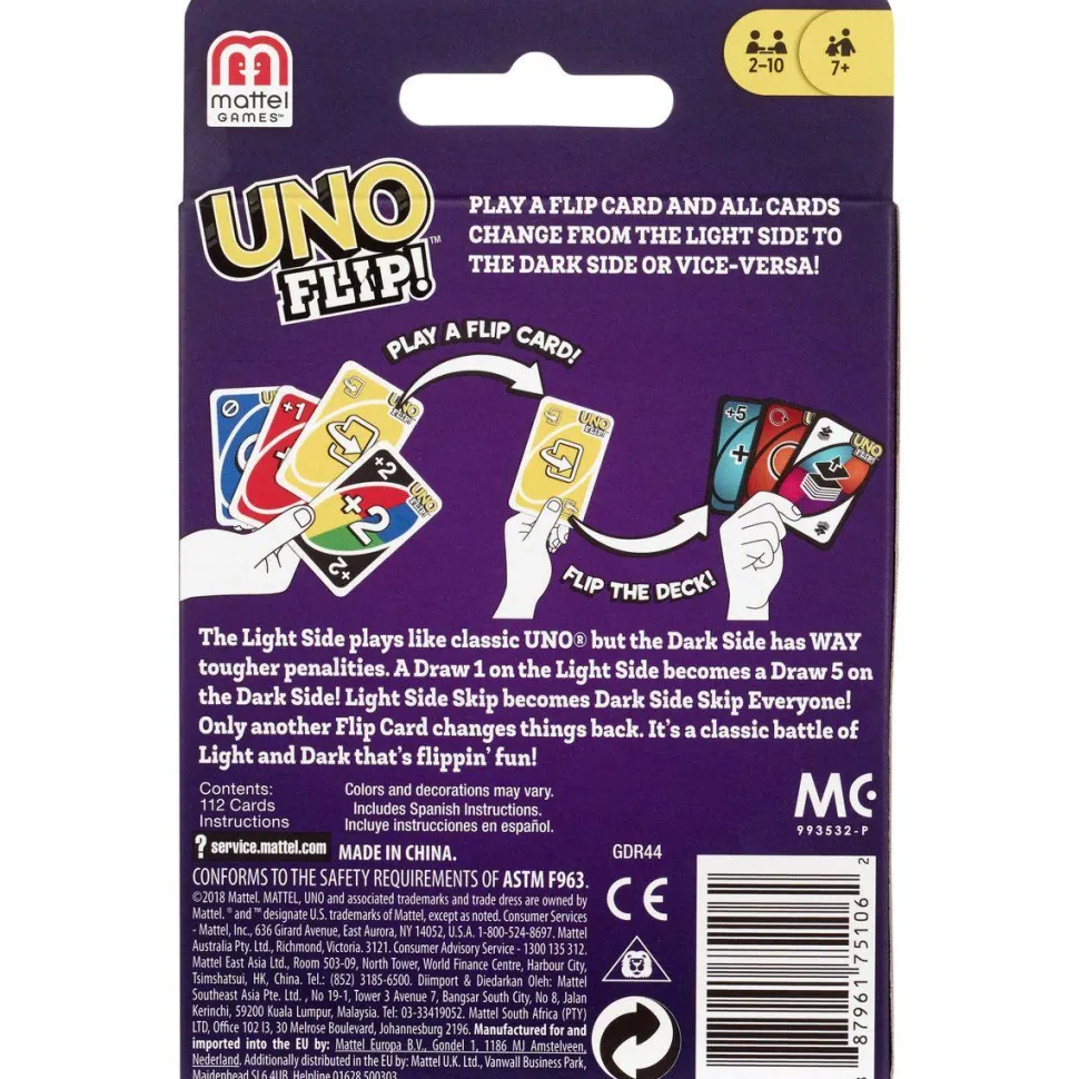 Jeu de cartes Uno flip
