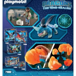Jeu De Figurines Dragons Nine Realms Plowhorn Dangelo Avec Accessoires Lumineux