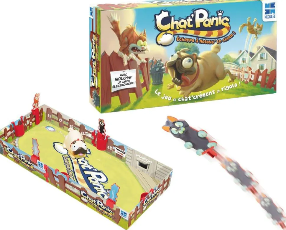 Jeu de rapidité Chatpanic avec Chien électronique