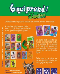 Jeu De Société 6 Qui Prend Junior De Gigamic