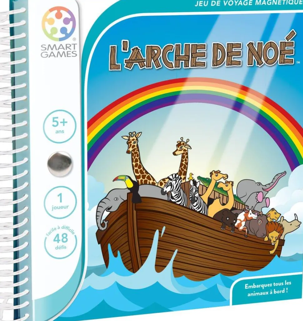 Jeu de voyage magnétique SmartGames Voyage : L'arche de Noé