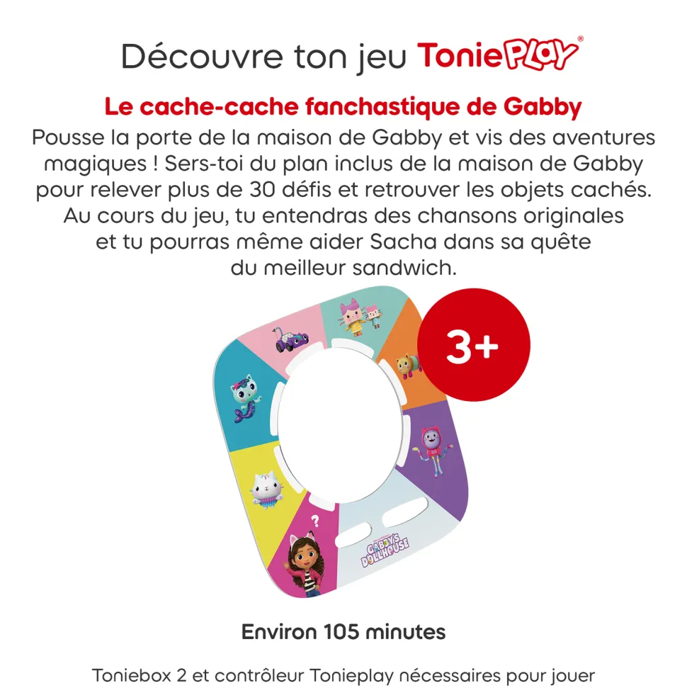 Jeu Toniplay Le cache-cache fanchastique de Gabby - Gabby et la maison magique