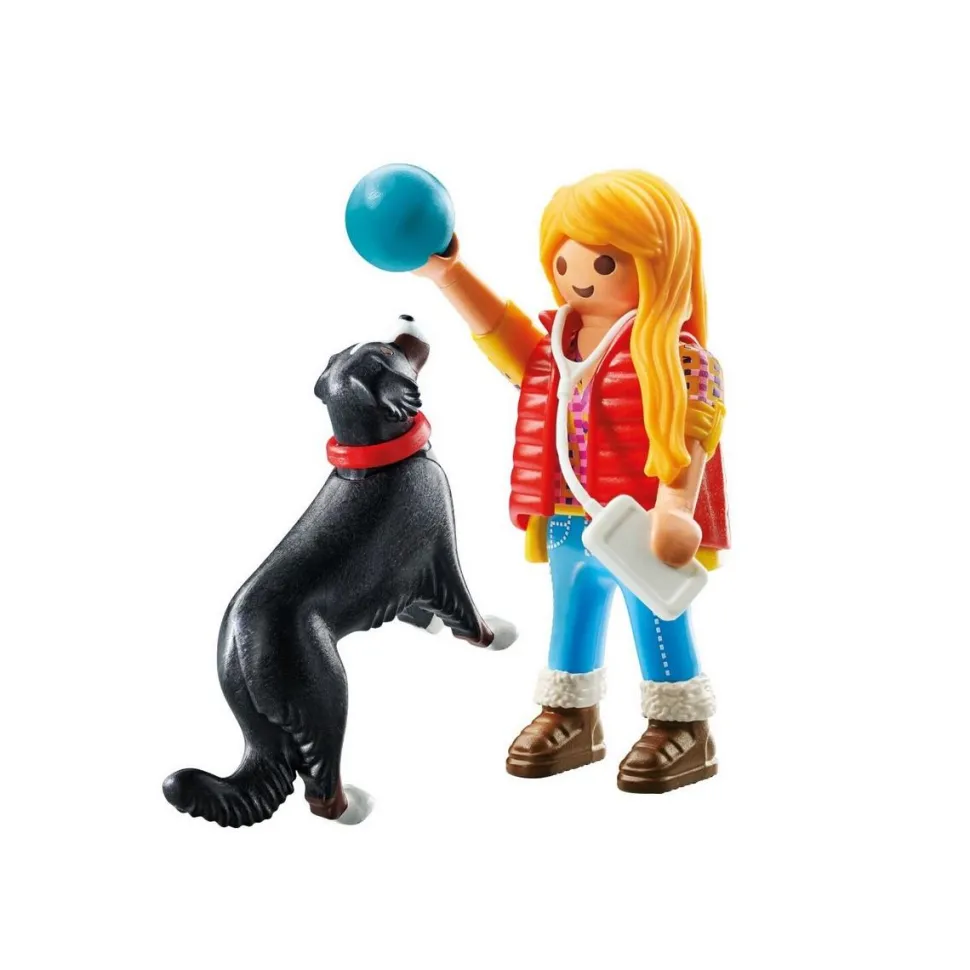 Jeune fille avec chien de montagne PLAYMOBIL MY LIFE 71738