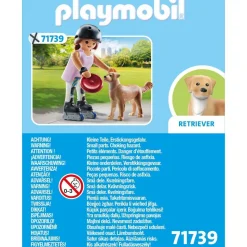 Jeune fille rolleuse avec Retriever PLAYMOBIL MY LIFE 71739