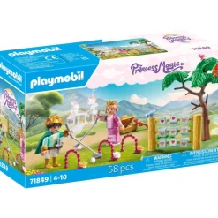 Jeux de jardin royal avec enfants Playmobil Princess Magic 71849