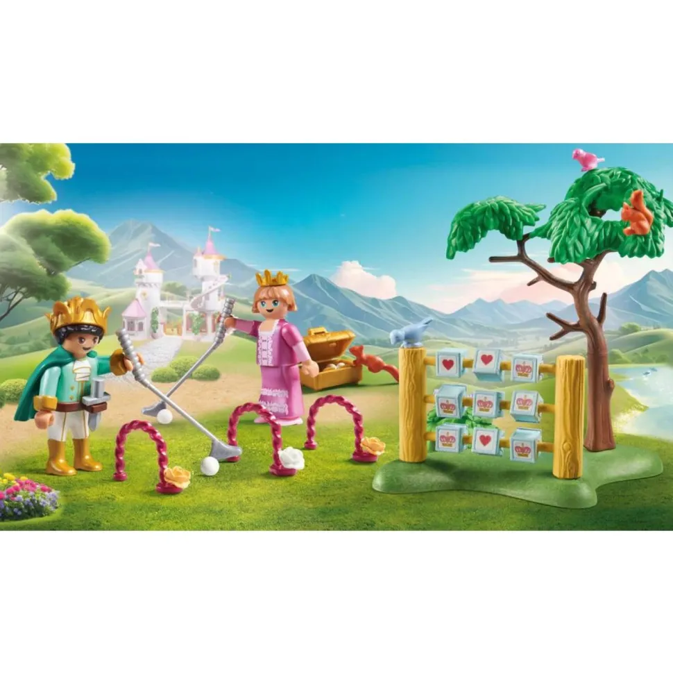 Jeux de jardin royal avec enfants Playmobil Princess Magic 71849