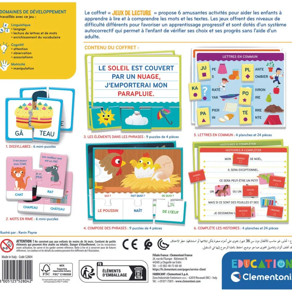 Jeux de lecture