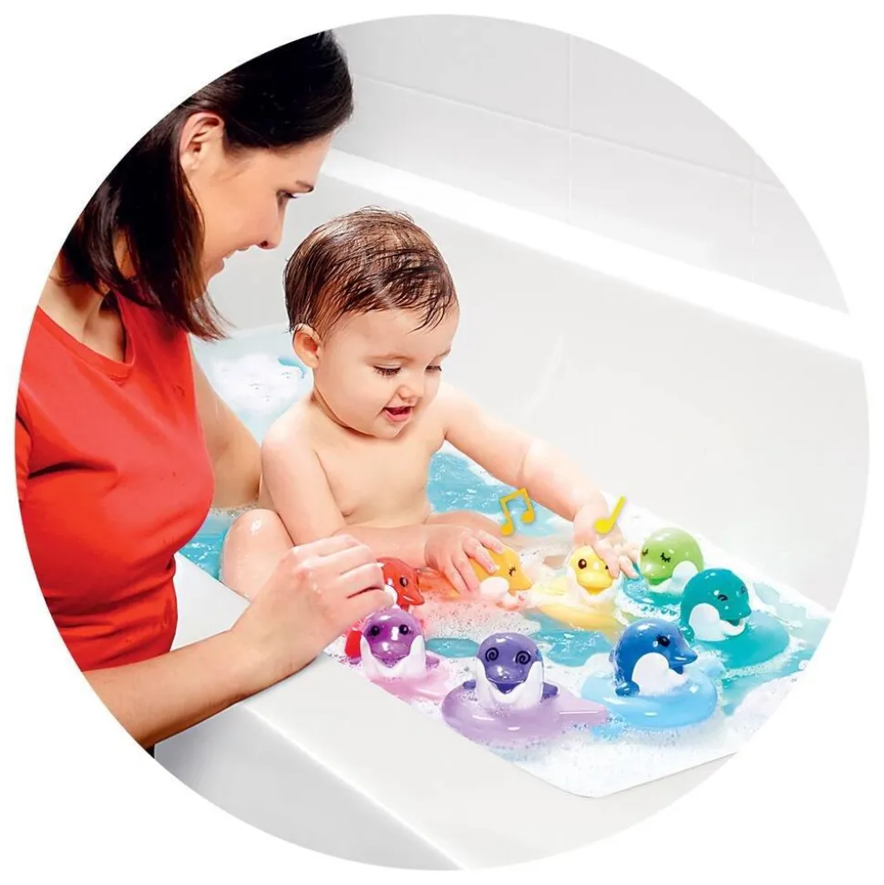 Jouet de bain do ré mi dauphins