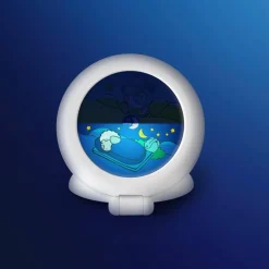 Kid Sleep Globetrotter - Réveil Éducatif Nomade Lumineux En Blanc