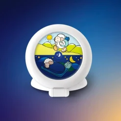 Kid Sleep Globetrotter - Réveil Éducatif Nomade Lumineux En Blanc