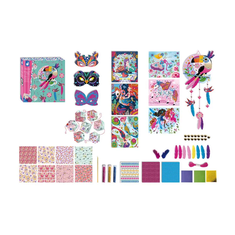 Kit Créatif : Coffret multi-activités 11 décos girly