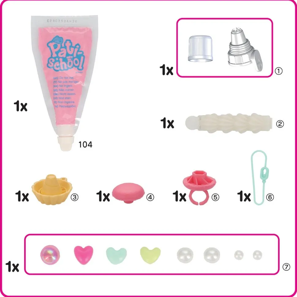 Kit de décoration gâteau et macaron Pati-school