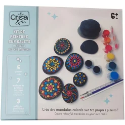 Kit de peinture mandala sur galets