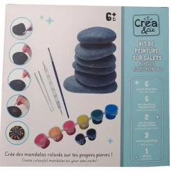 Kit de peinture mandala sur galets
