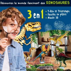 Kit Scientifique - Laboratoire De Paléonthologie 3 En 1