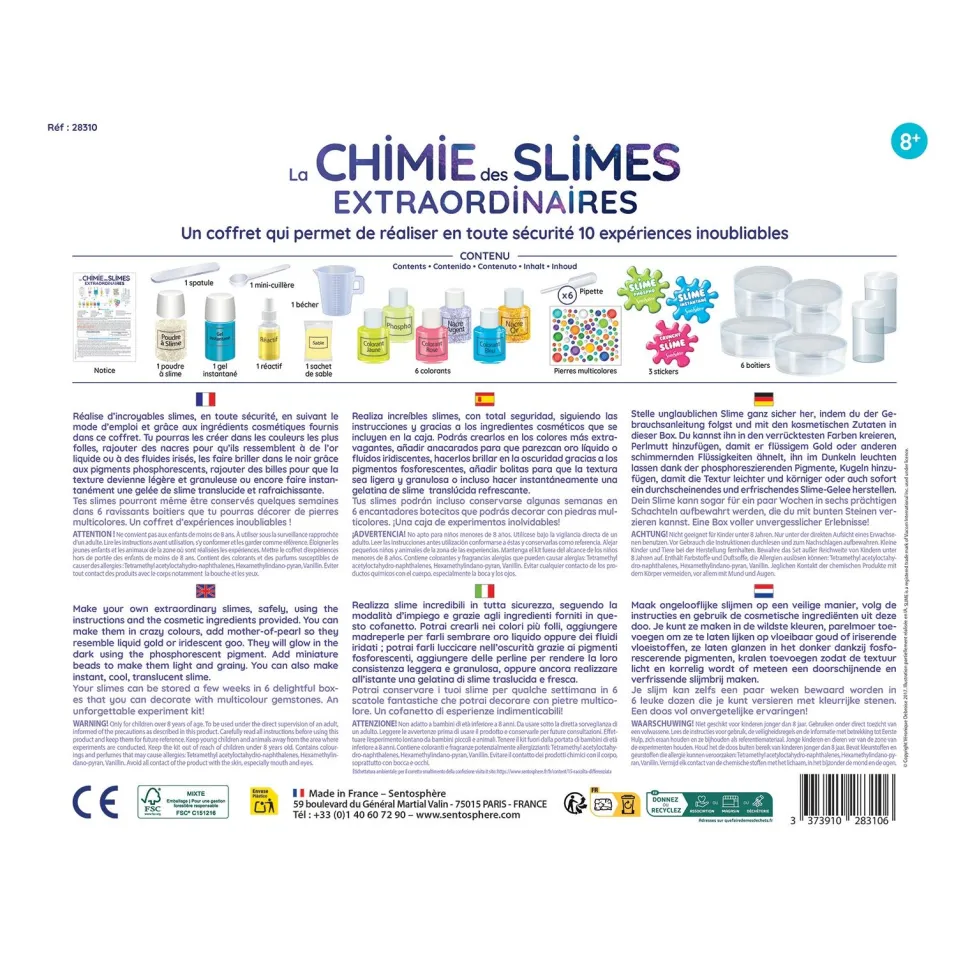 La chimie des slimes extraordinaires