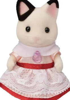 La fille chat bicolore et son goûter - Sylvanian families 5646
