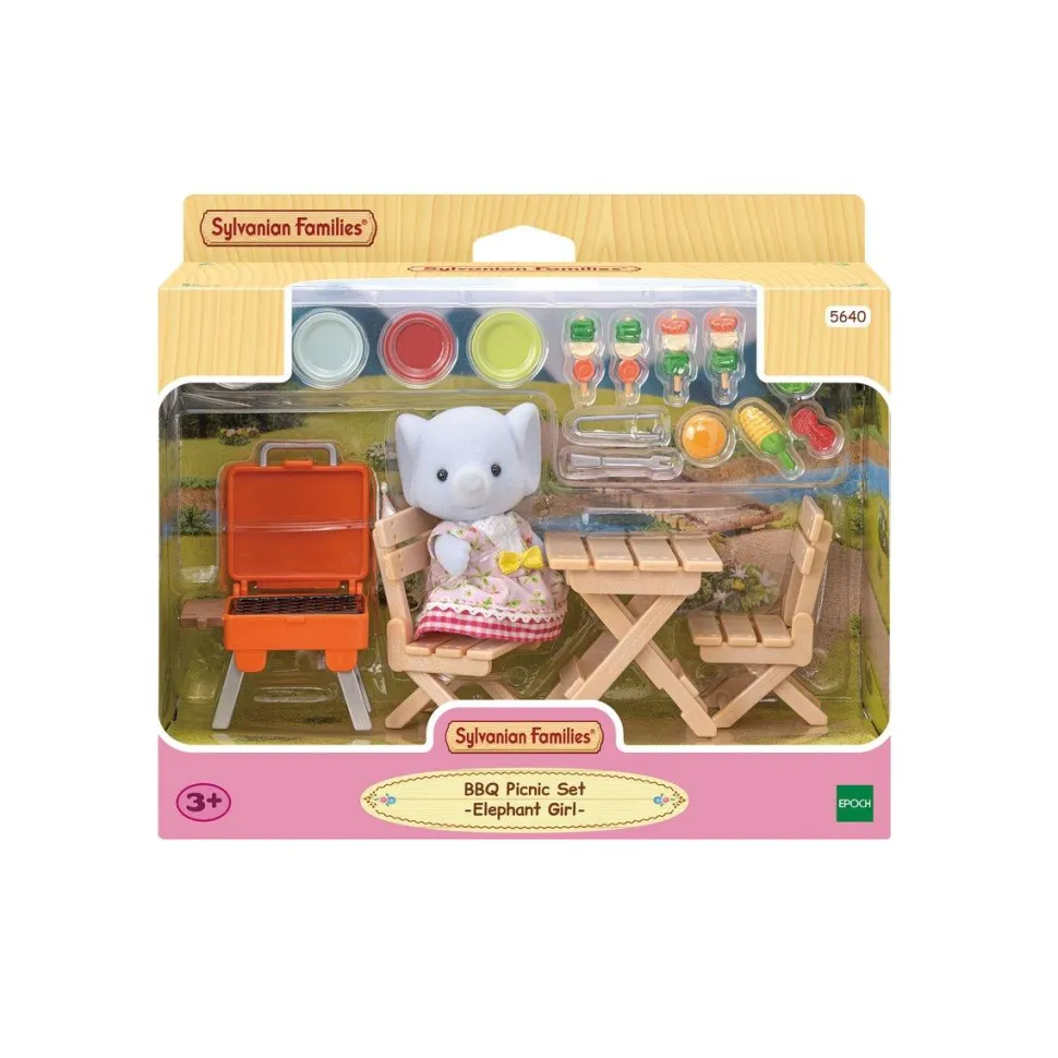 La fille éléphant et son set de pique-nique - Sylvanian Families 5640