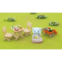 La fille éléphant et son set de pique-nique - Sylvanian Families 5640