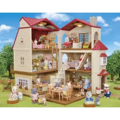 La grande maison éclairée et sa pièce secrète Sylvanian Families 5708