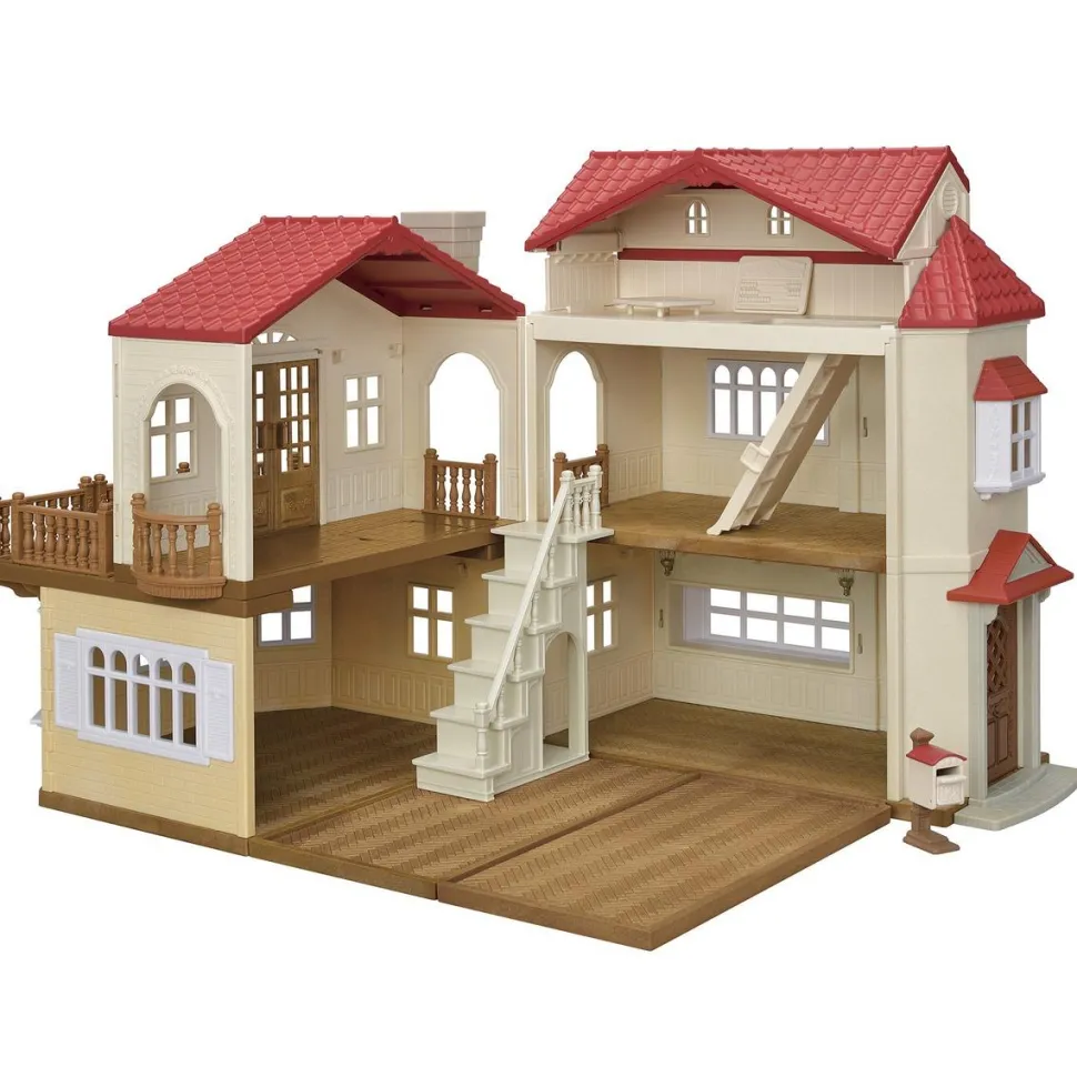 La grande maison éclairée et sa pièce secrète Sylvanian Families 5708