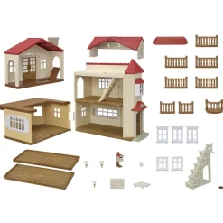 La grande maison éclairée et sa pièce secrète Sylvanian Families 5708