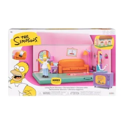 La maison des Simpsons - Diorama Salon avec figurine Homer