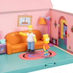 La maison des Simpsons - Diorama Salon avec figurine Homer