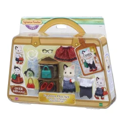 La valisette de mode et grande sœur chat bicolore - Sylvanian Families 5462