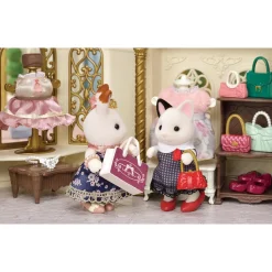 La valisette de mode et grande sœur chat bicolore - Sylvanian Families 5462