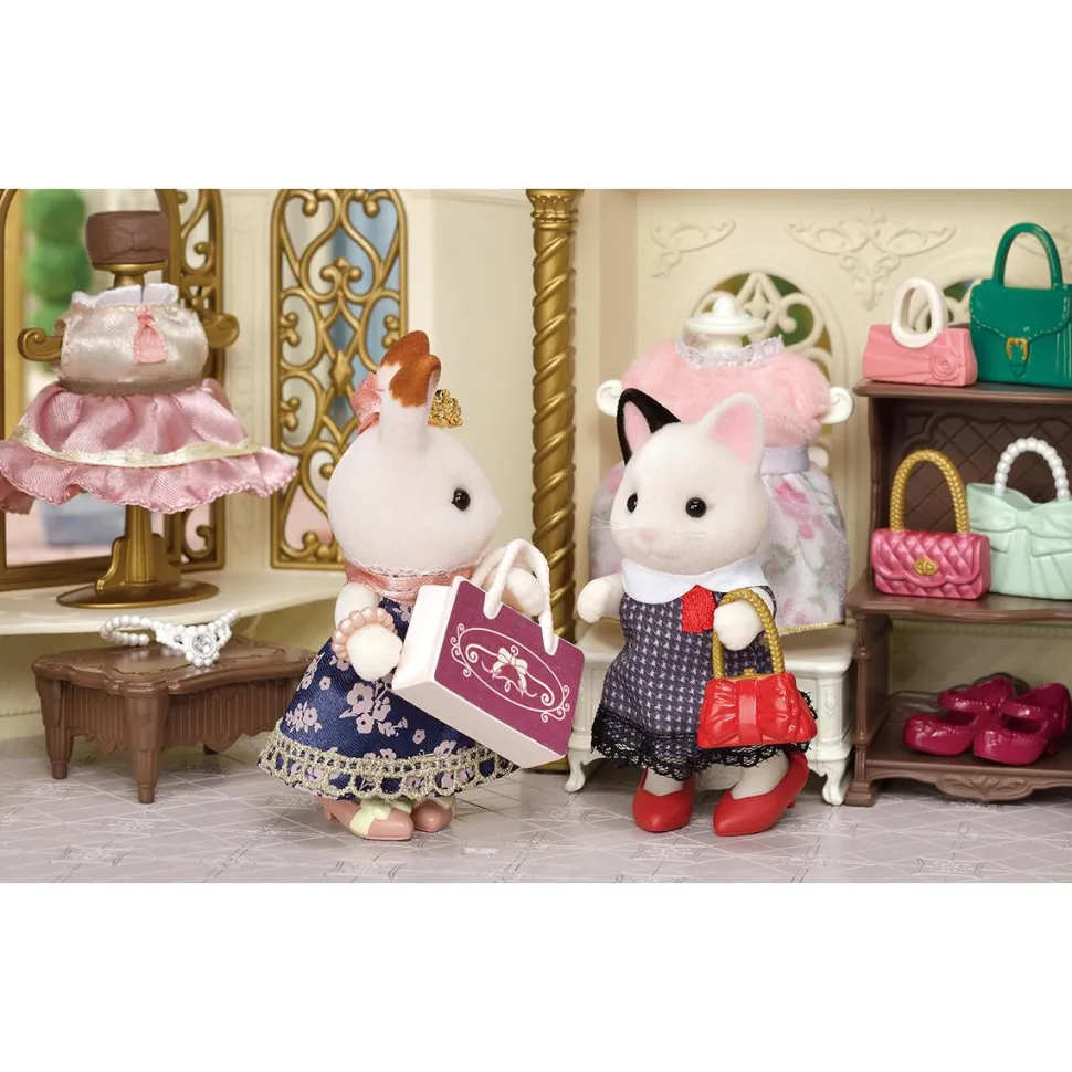 La valisette de mode et grande sœur chat bicolore - Sylvanian Families 5462