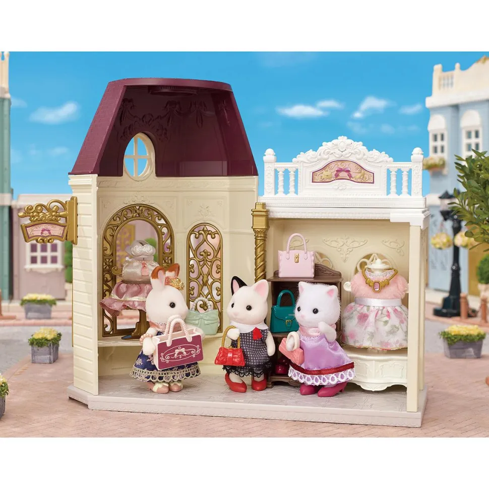 La valisette de mode et grande sœur chat bicolore - Sylvanian Families 5462