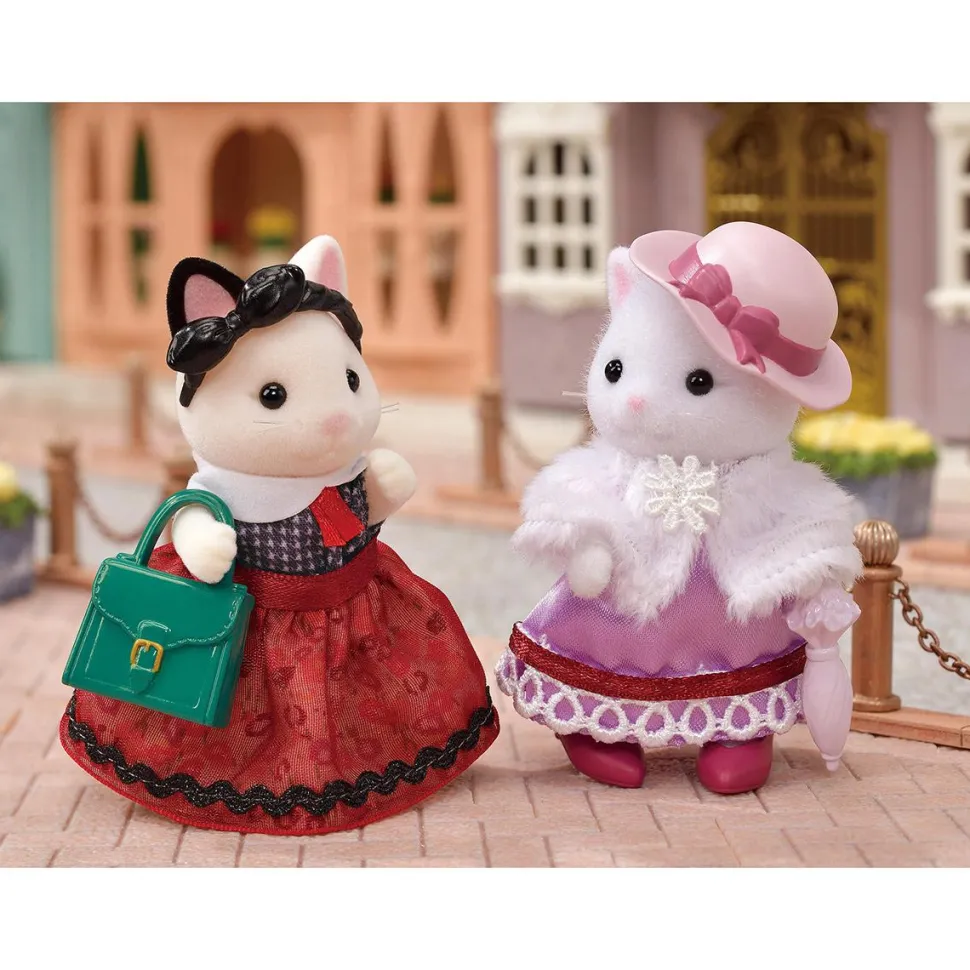 La valisette de mode et grande sœur chat bicolore - Sylvanian Families 5462