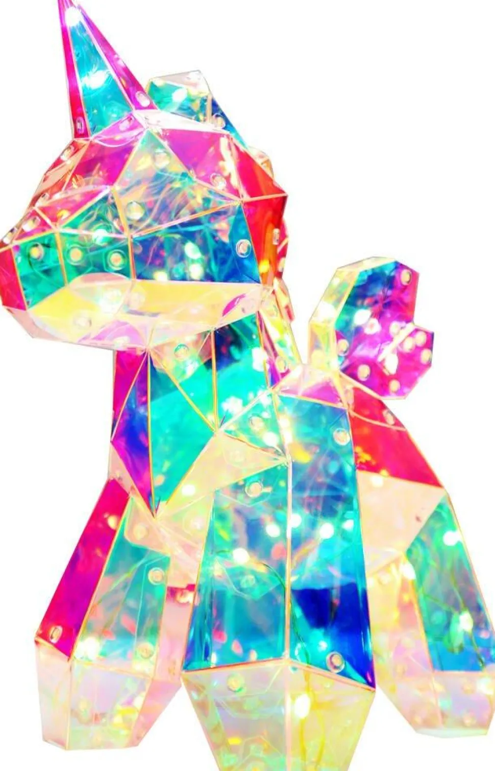 Lampe déco Origami licorne