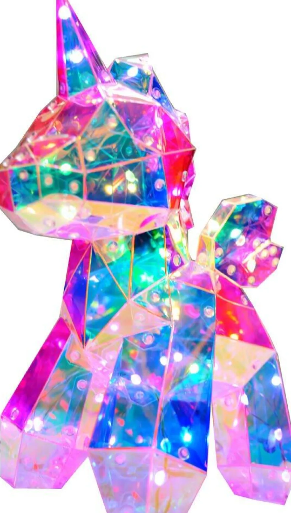 Lampe déco Origami licorne