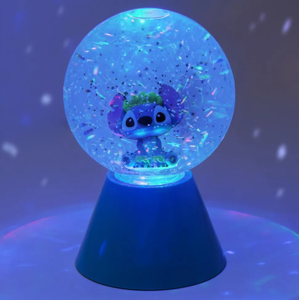 Lampe Led boule à paillettes Stitch