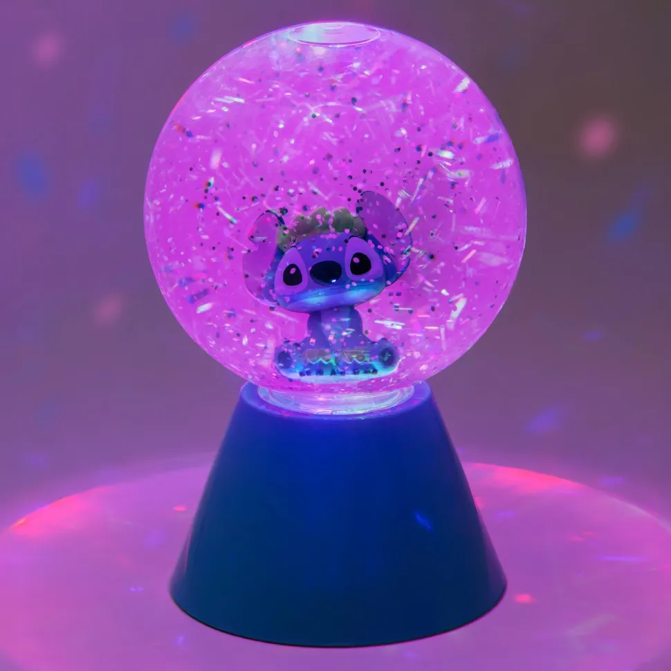 Lampe Led boule à paillettes Stitch