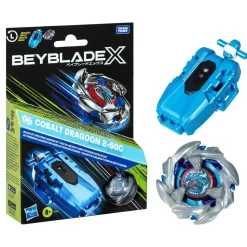Lanceur à corde Toupie Beyblade X Cobalt Dragoon